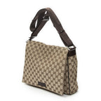 Gucci Flap Messenger Beige Brown GG Canvas — view 2
