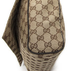 Gucci Flap Messenger Beige Brown GG Canvas — view 8