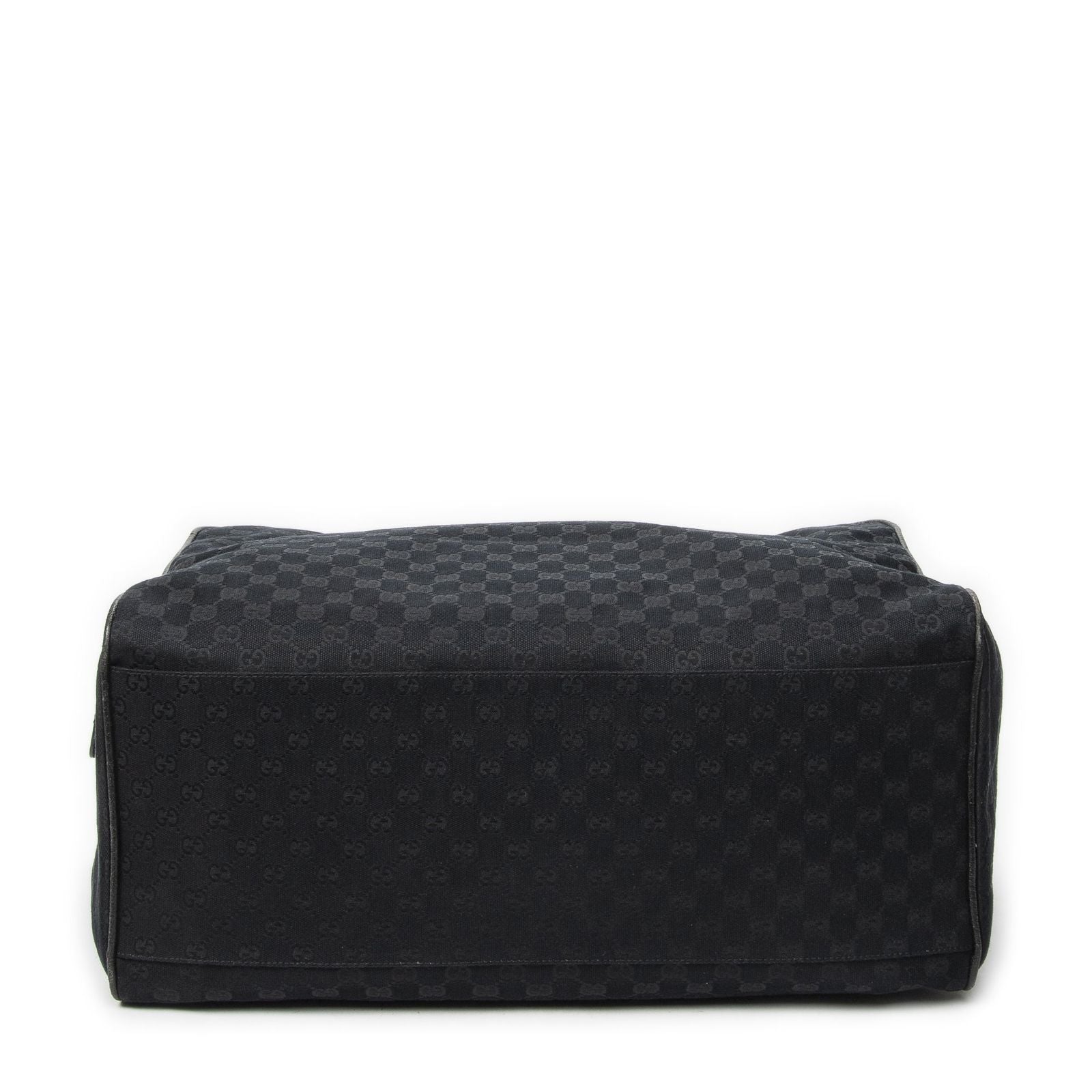 Gucci Web Carry on Duffle Black GG Canvas — view 6