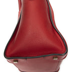 Celine Mini Luggage Red Calfskin Leather — view 8
