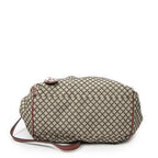 Gucci Ski Boston Beige Red Diamante Canvas Messenger — view 6