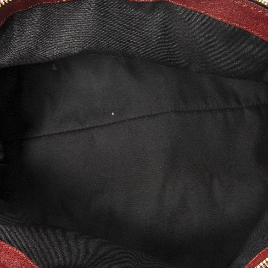 Gucci Ski Boston Beige Red Diamante Canvas Messenger — view 9