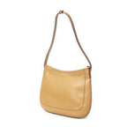 Loewe Zip Button Gray Calfskin Leather Messenger — view 2