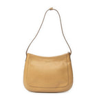Loewe Zip Button Gray Calfskin Leather Messenger