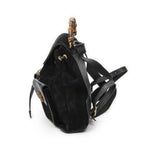 Gucci Rajibanbu Backpack Black Suede Leather — view 3