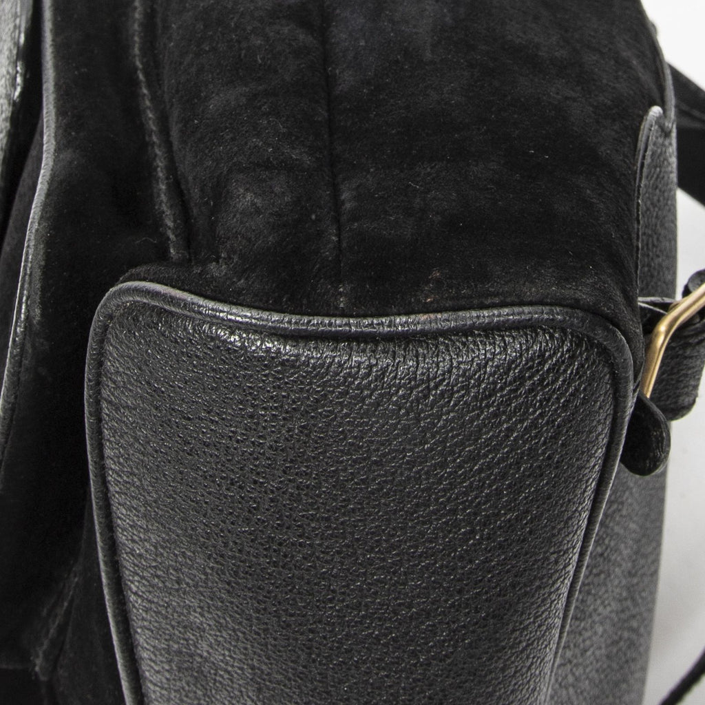 Gucci Rajibanbu Backpack Black Suede Leather — view 8