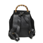 Gucci Rajibanbu Backpack Black Suede Leather — view 5