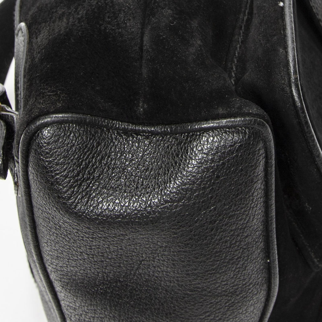 Gucci Rajibanbu Backpack Black Suede Leather — view 7