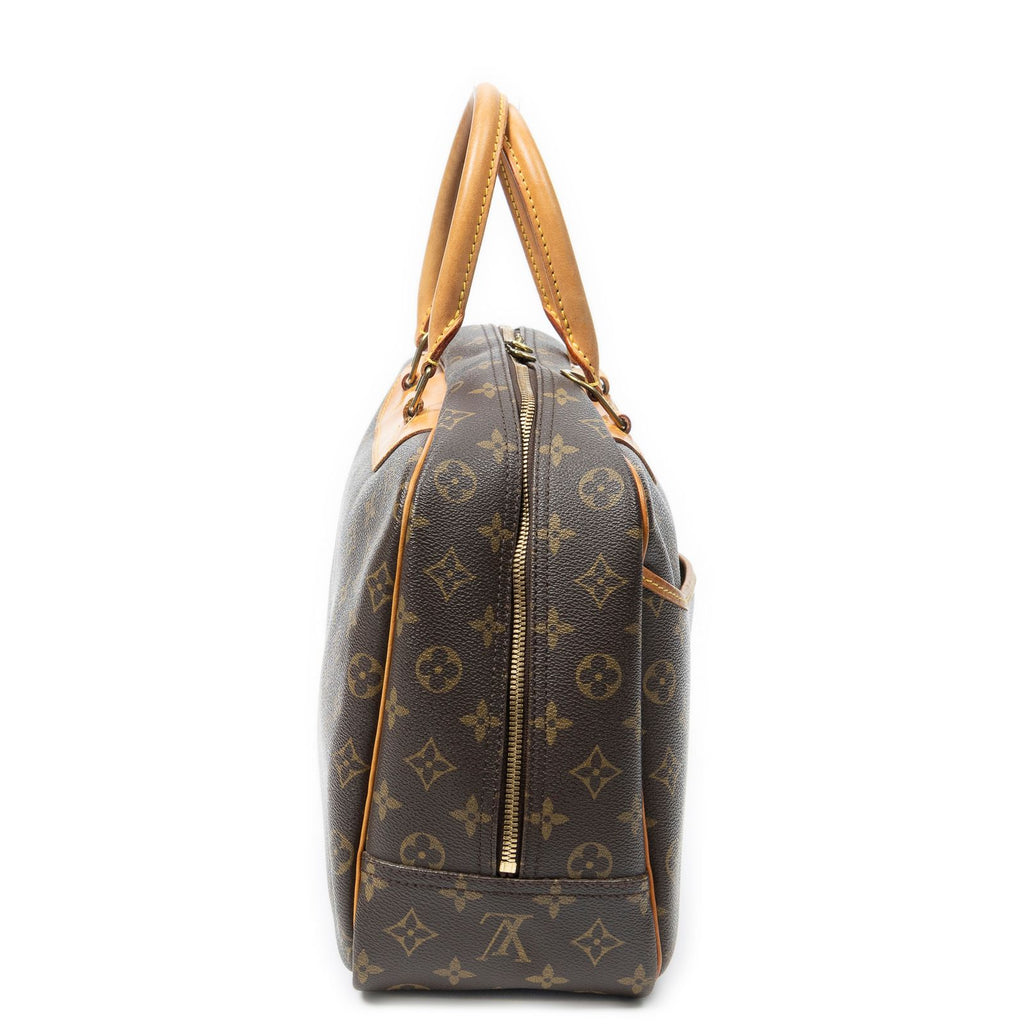 Louis Vuitton Deauville Brown Monogram Canvas Handbag — view 3