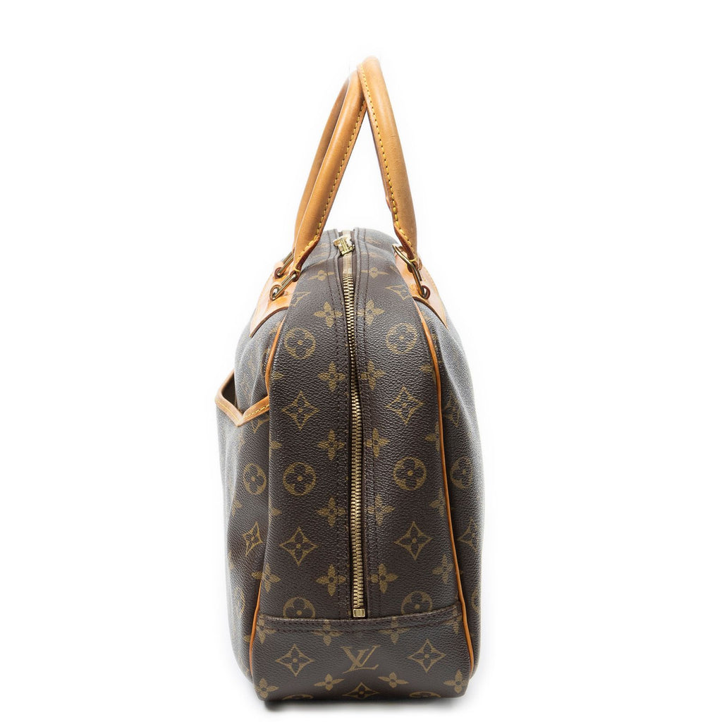 Louis Vuitton Deauville Brown Monogram Canvas Handbag — view 4