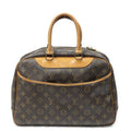 Louis Vuitton Deauville Brown Monogram Canvas Handbag