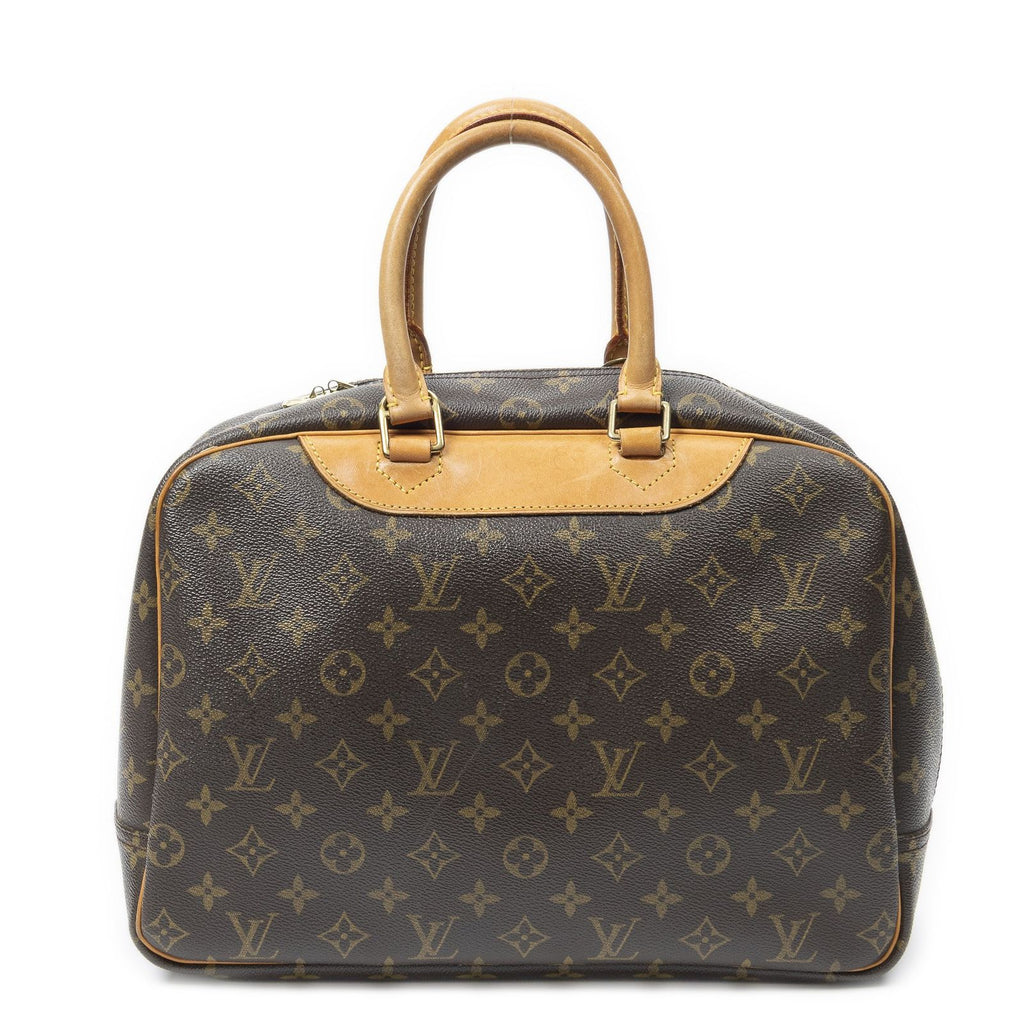 Louis Vuitton Deauville Brown Monogram Canvas Handbag — view 5