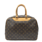 Louis Vuitton Deauville Brown Monogram Canvas Handbag — view 5