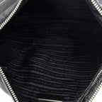 Prada Square Zip Crossbody Black Nylon Canvas — view 9