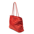 Prada Vintage Small Open Tote Red Nylon Canvas — view 2
