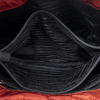 Prada Vintage Small Open Tote Red Nylon Canvas — view 9
