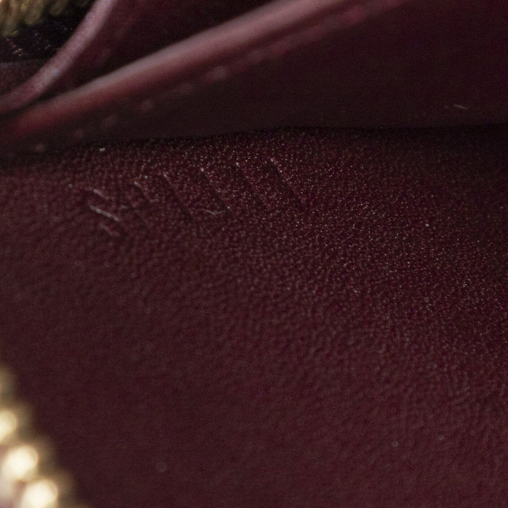 Louis Vuitton Zippy Wallet Rouge Fauviste Monogram Vernis — view 5