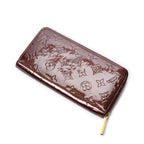 Louis Vuitton Zippy Wallet Rouge Fauviste Monogram Vernis — view 2
