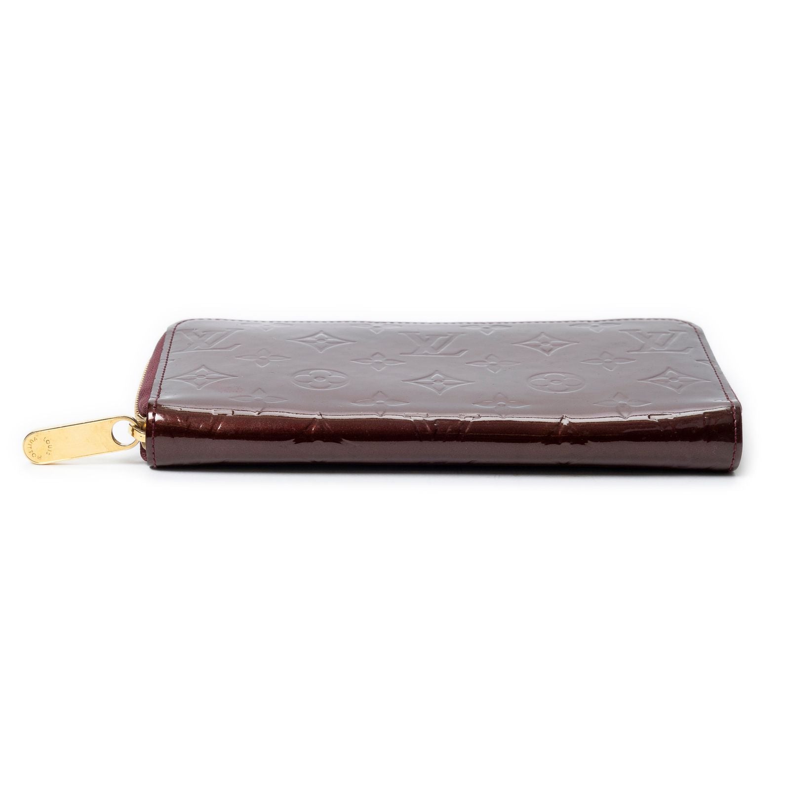 Louis Vuitton Zippy Wallet Rouge Fauviste Monogram Vernis — view 3