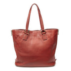 Prada Large Zip Tote Red Vitello Dyno — view 5