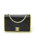 Chanel CC Wallet on Chain Black Quilted Lambskin Leather