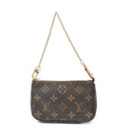 Louis Vuitton Mini Pochette Brown Monogram Canvas — view 5