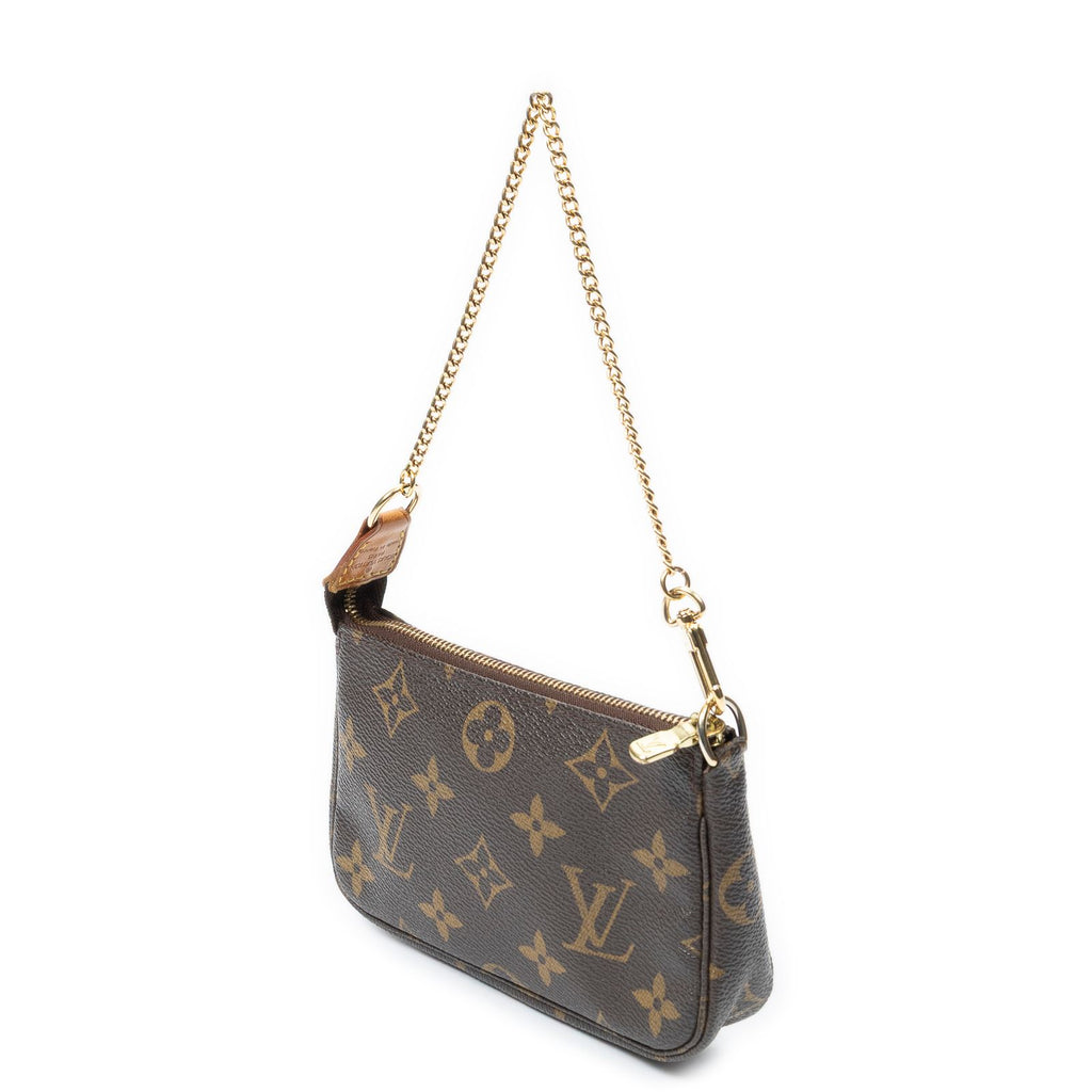 Louis Vuitton Mini Pochette Brown Monogram Canvas — view 2