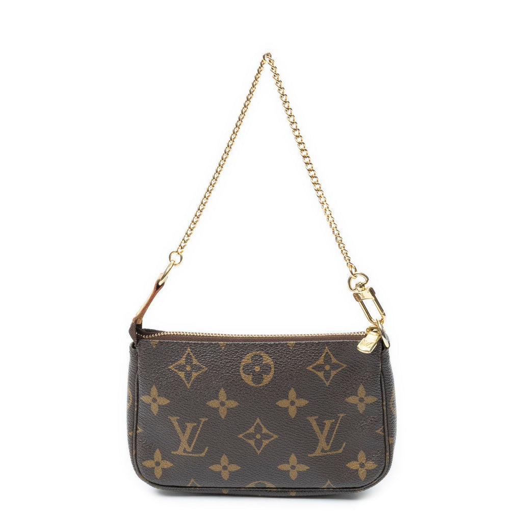 Louis Vuitton Mini Pochette Brown Monogram Canvas