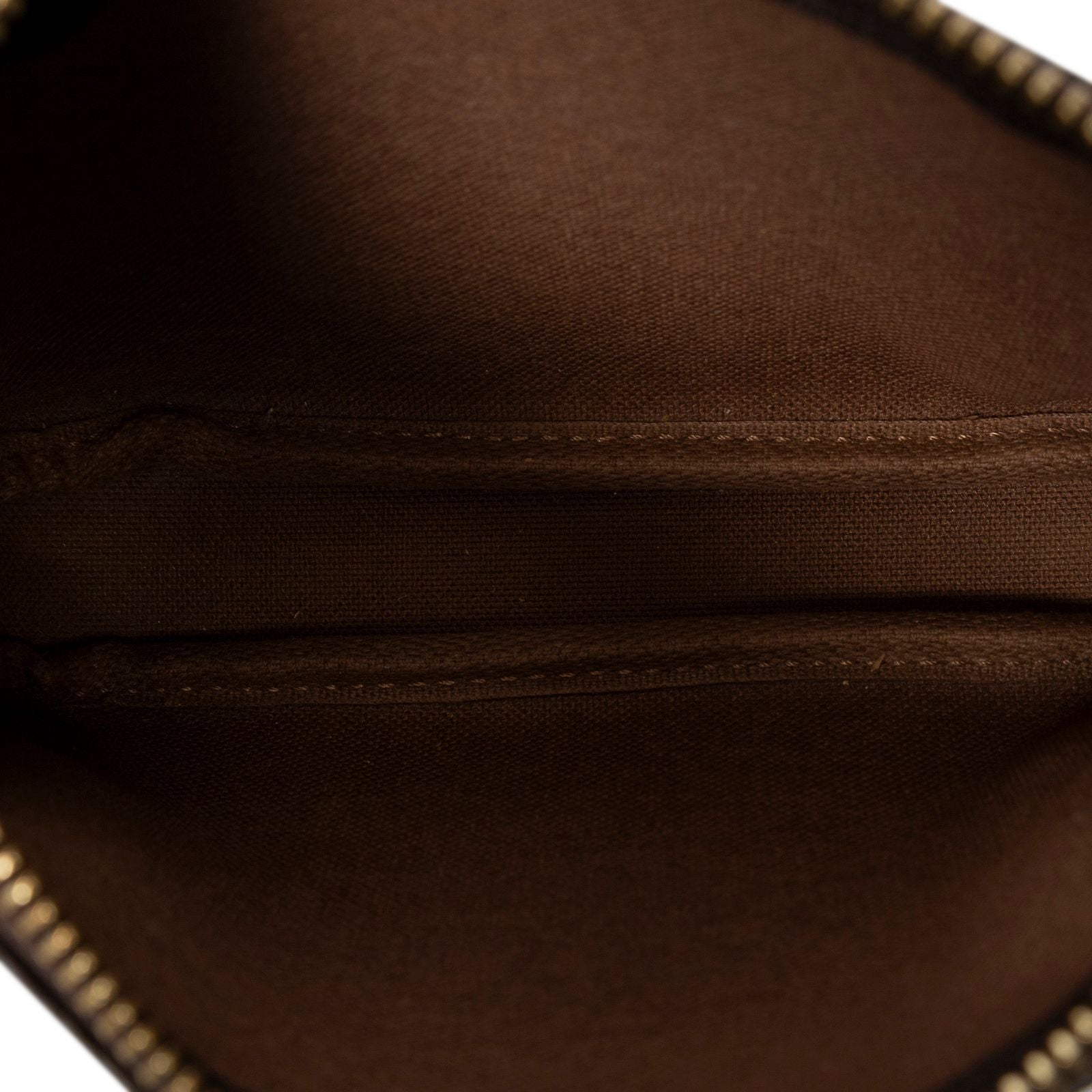 Louis Vuitton Mini Pochette Brown Monogram Canvas — view 9