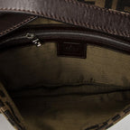 Fendi Baguette Brown Black Zucca Canvas Messenger — view 9