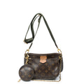 Louis Vuitton Mini Pochette Brown Monogram Canvas Pouch