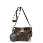 Louis Vuitton Mini Pochette Brown Monogram Canvas Pouch