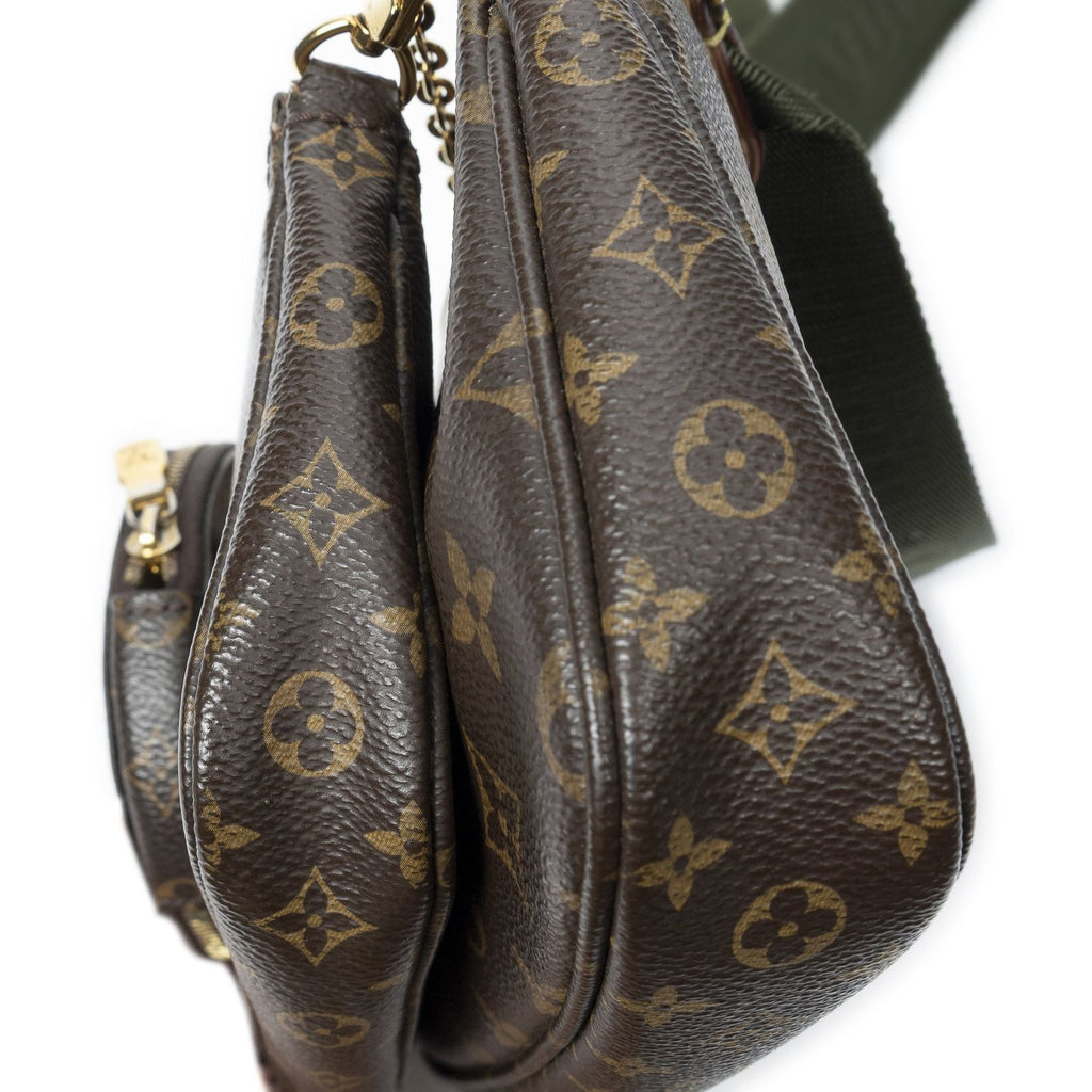 Louis Vuitton Mini Pochette Brown Monogram Canvas Pouch — view 8