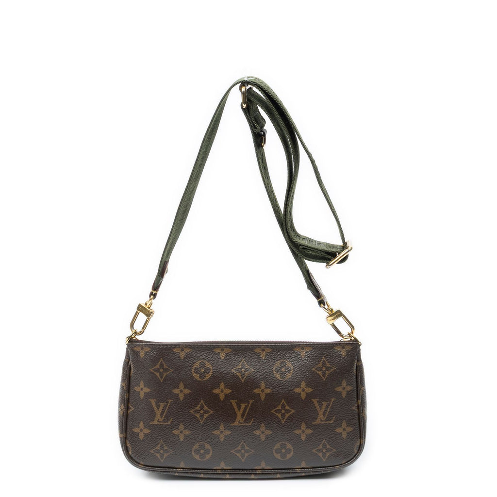 Louis Vuitton Mini Pochette Brown Monogram Canvas Pouch — view 5