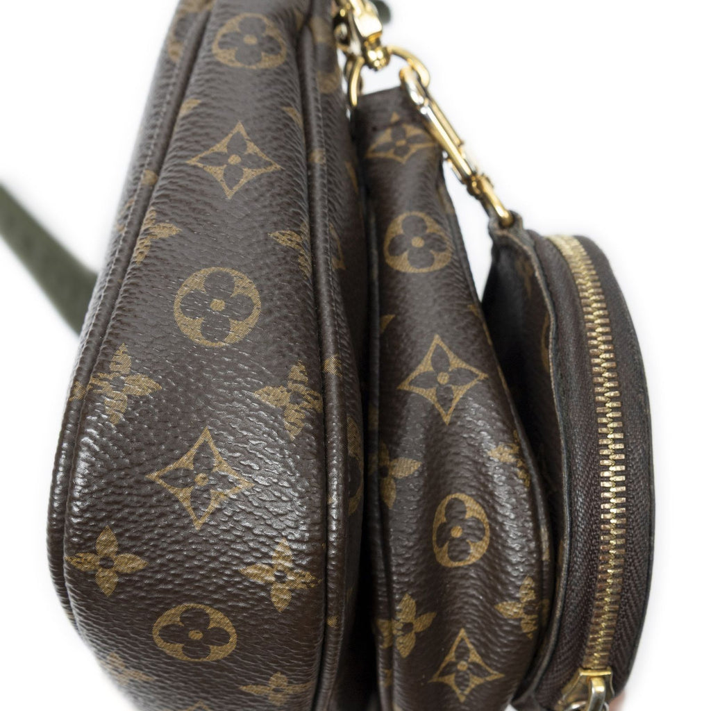 Louis Vuitton Mini Pochette Brown Monogram Canvas Pouch — view 7