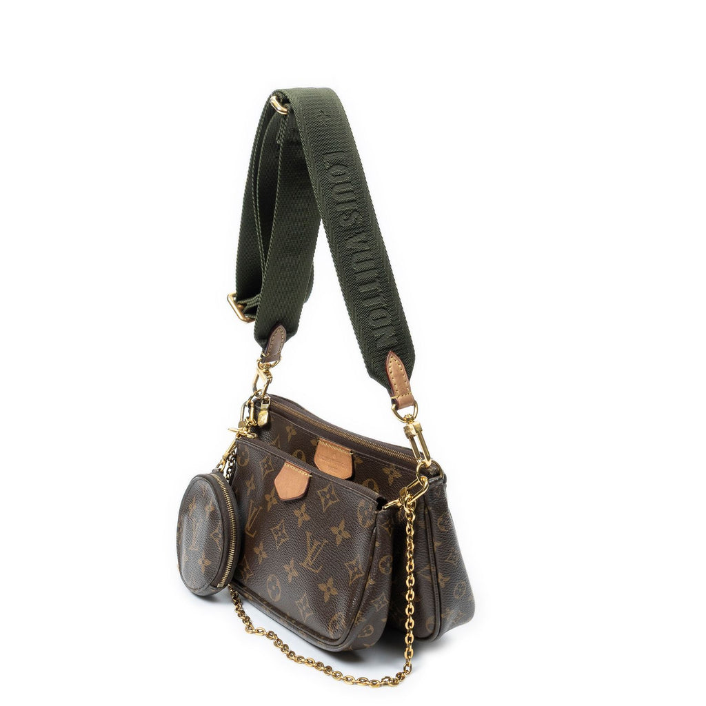 Louis Vuitton Mini Pochette Brown Monogram Canvas Pouch — view 2