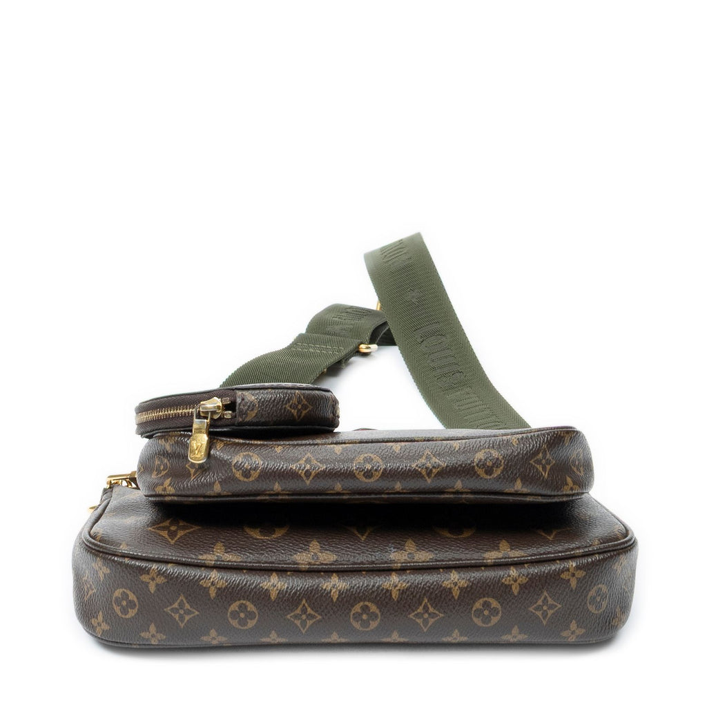 Louis Vuitton Mini Pochette Brown Monogram Canvas Pouch — view 6