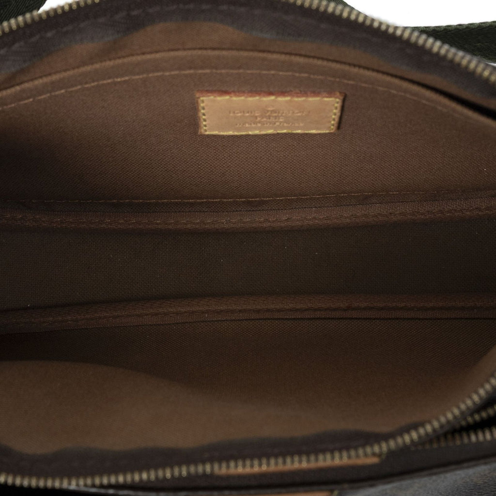 Louis Vuitton Mini Pochette Brown Monogram Canvas Pouch — view 9