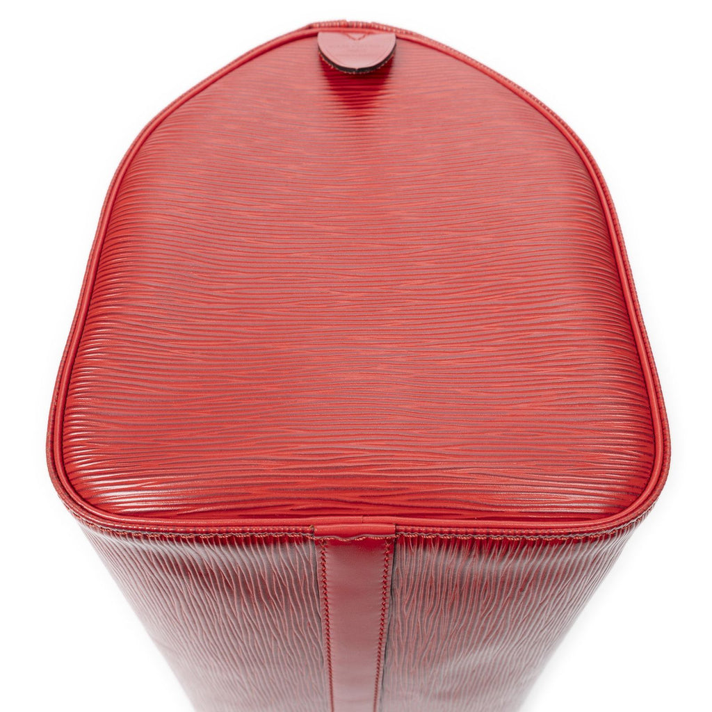 Louis Vuitton Speedy Red Epi Handbag — view 8