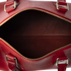 Louis Vuitton Speedy Red Epi Handbag — view 9