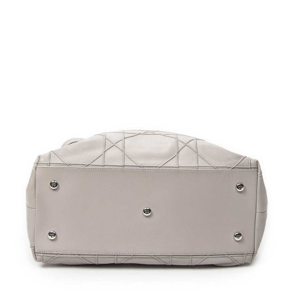 Dior Granville Tote Lavender Cannage Quilt — view 6