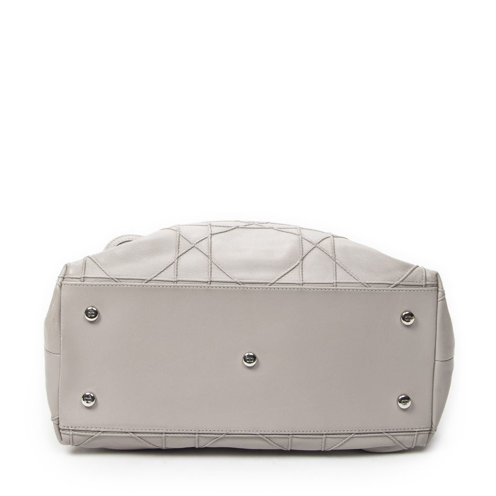 Dior Granville Tote Lavender Cannage Quilt — view 6