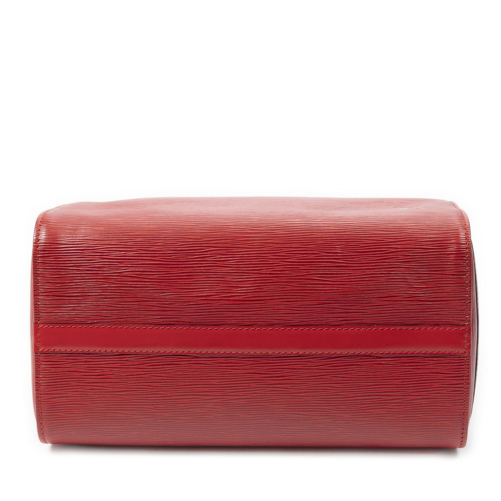 Louis Vuitton Speedy Red Epi Handbag — view 6