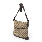 Gucci Web Media Messenger Brown Beige GG Canvas — view 2