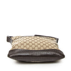 Gucci Web Media Messenger Brown Beige GG Canvas — view 6
