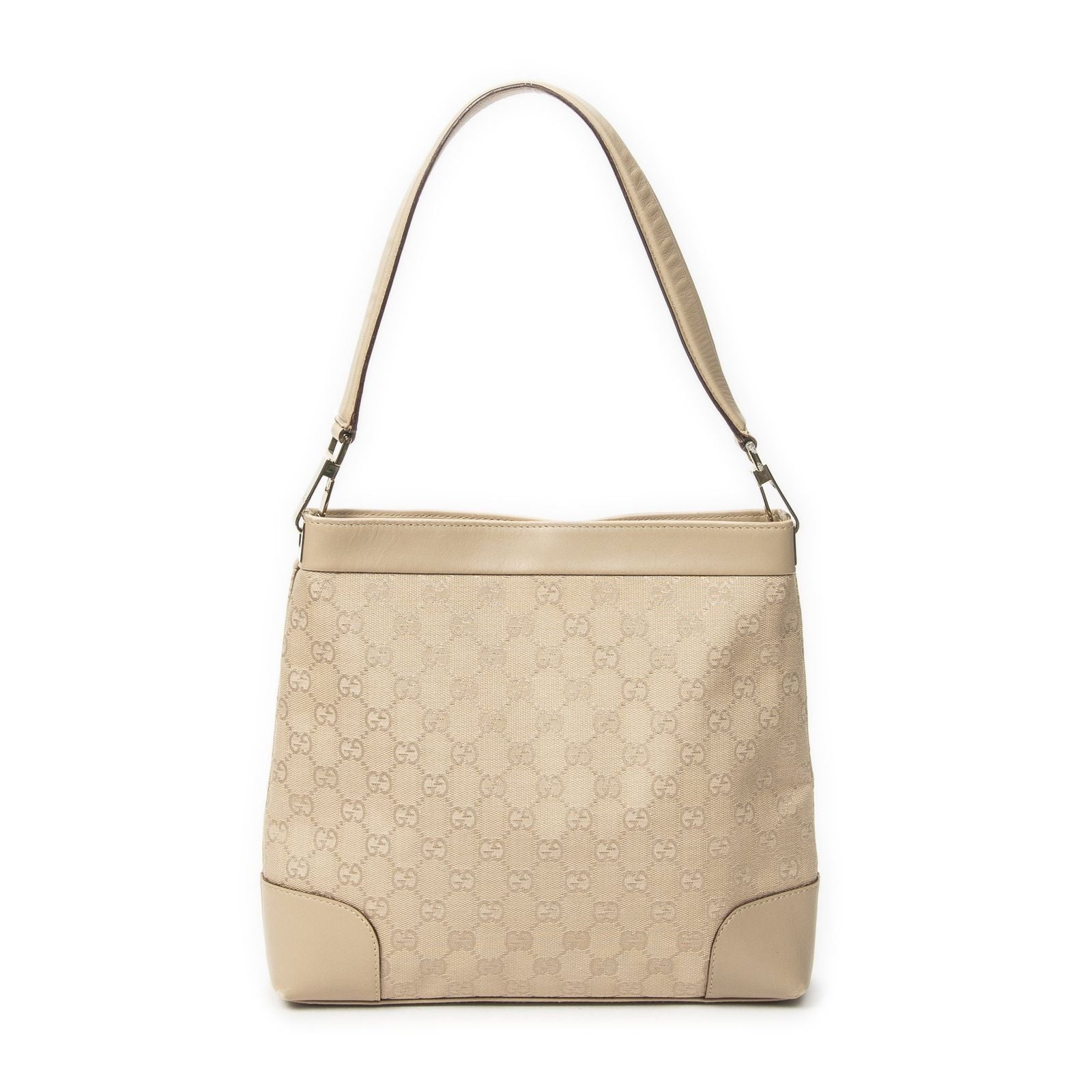 Gucci Shoulder Hobo Beige GG Canvas — view 5