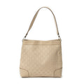 Gucci Shoulder Hobo Beige GG Canvas
