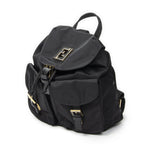 Fendi FF Logo Backpack Black Nylon Canvas — view 2
