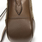 Gucci Bree Cross Belt Bag Brown Beige GG Canvas — view 7