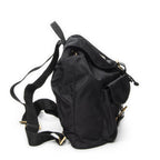 Fendi FF Logo Backpack Black Nylon Canvas — view 4